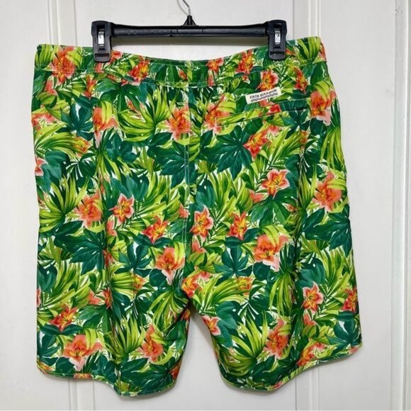 New FAIR HARBOR Hibiscus Swim Shorts in GREEN MULTI XXXL (Waist size 39 - 40) - Picture 6 of 12